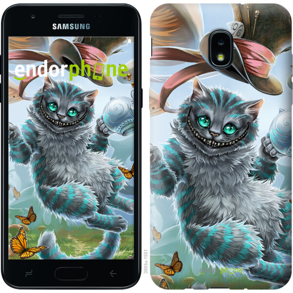 

Чехол на Samsung Galaxy J3 2018 Чеширский кот 2 3993u-1501