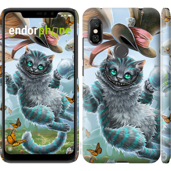 

Чехол на Xiaomi Redmi Note 6 Pro Чеширский кот 2 3993u-1551, Силикон