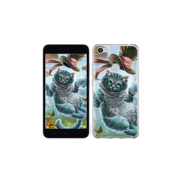 

Чехол на Xiaomi Redmi Note 5A Prime Чеширский кот 2 3993u-1063, Силикон