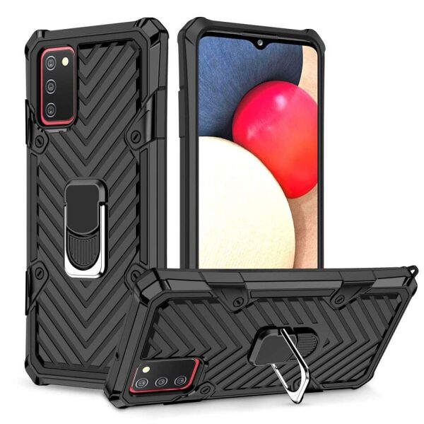 

Противоударный чехол Rukama на Samsung Galaxy A02s цвет Черный (067692_1)