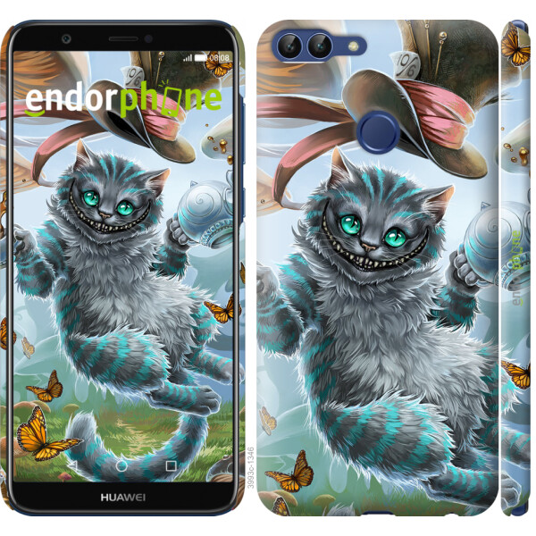 

Чехол на Huawei P Smart Чеширский кот 2 3993m-1346, Пластик матовый
