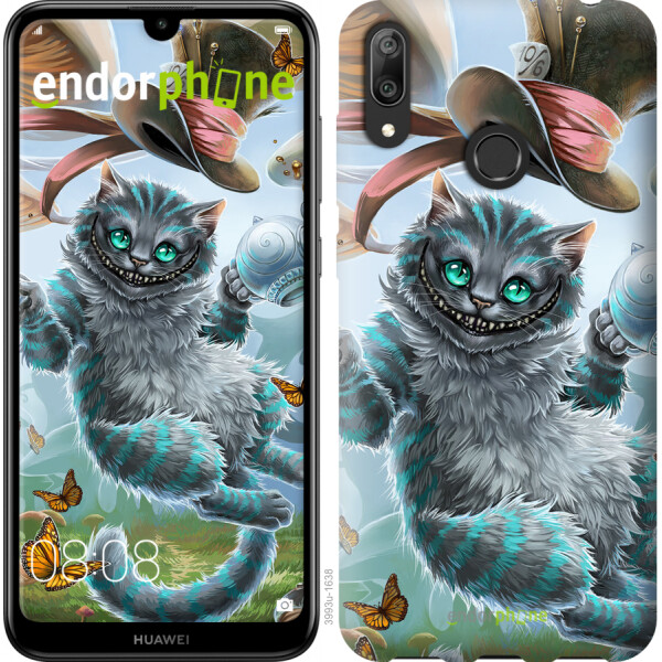 

Чехол на Huawei Y7 2019 Чеширский кот 2 3993u-1638, Силикон