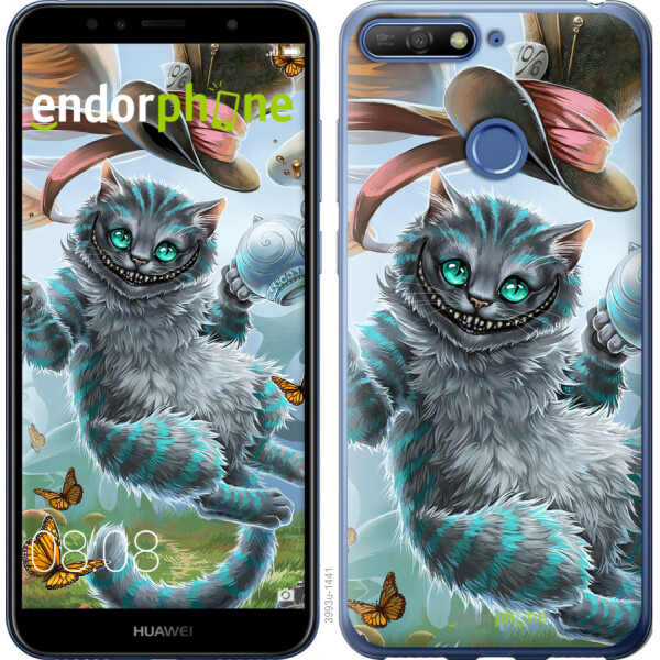 

Чехол на Huawei Y6 Prime 2018 Чеширский кот 2 3993u-1441