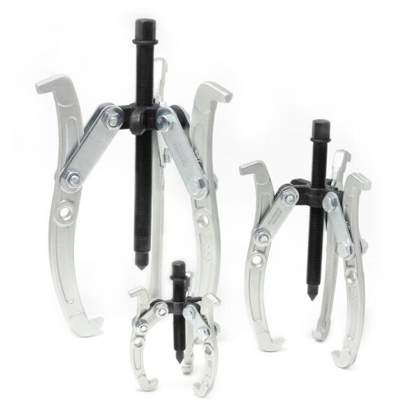 

Съемник двух-трехзахватный переставной 4 (Ø захвата -100мм, длина лап-100мм,лапы S-образные) ROCKFORCE RF-6590604