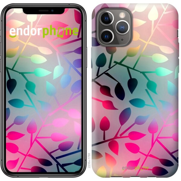 

Чехол на iPhone 11 Pro Листья 2235m-1788, Пластик матовый