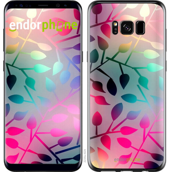 

Чехол на Samsung Galaxy S8 Листья 2235t-829, 2D пластик