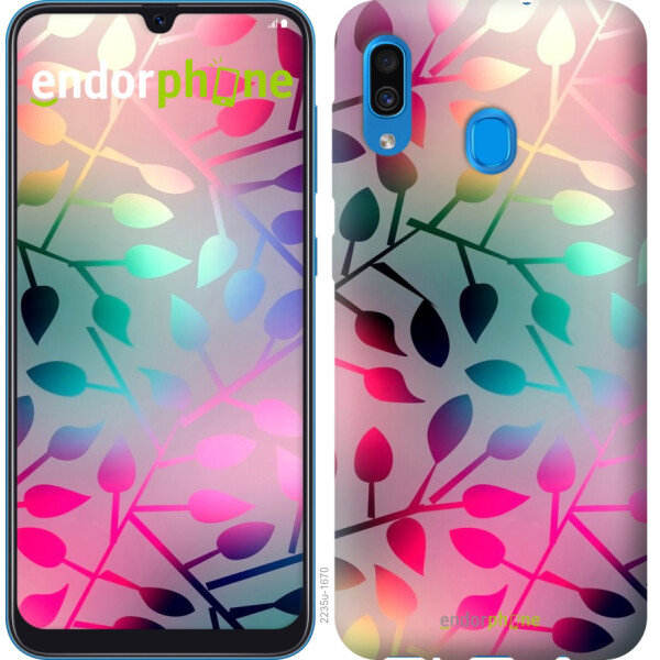 

Чехол на Samsung Galaxy A30 2019 A305F Листья 2235m-1670, Пластик матовый