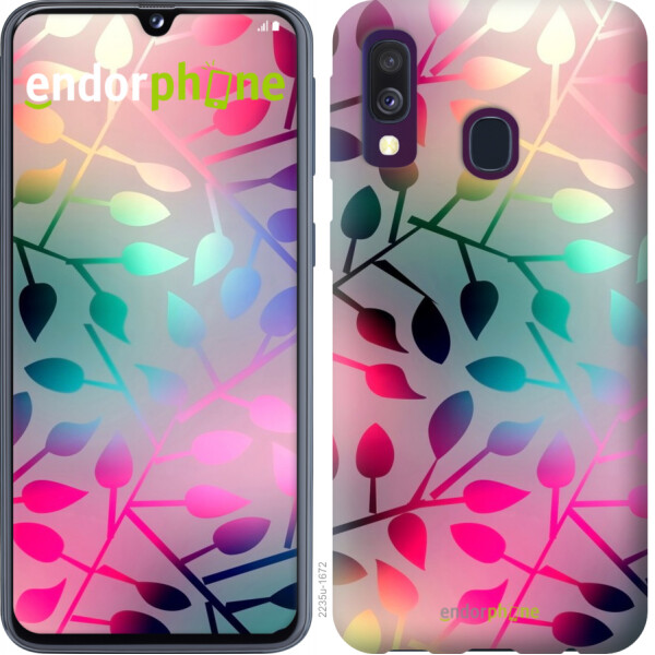 

Чехол на Samsung Galaxy A40 2019 A405F Листья 2235t-1672