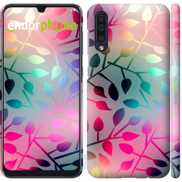 

Чехол на Samsung Galaxy A50 2019 A505F Листья 2235u-1668, Силикон