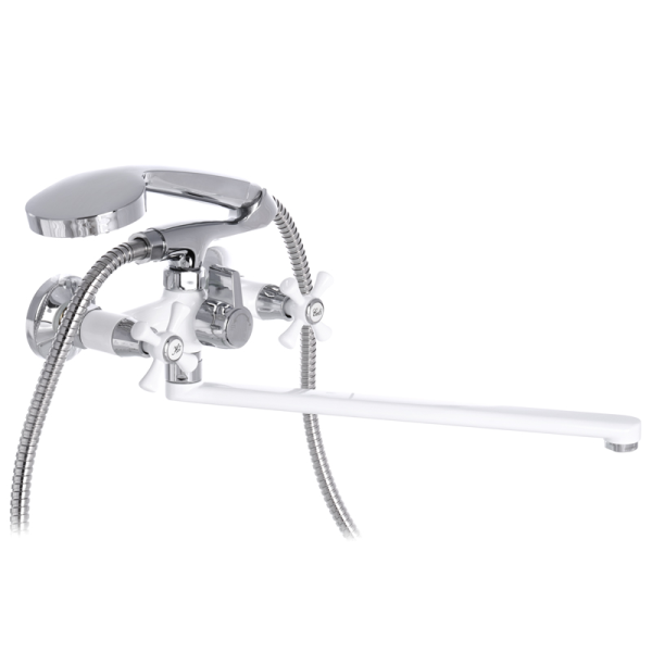 

Смеситель для ванны MIXXUS OMEGA 140 WHITE MI2768