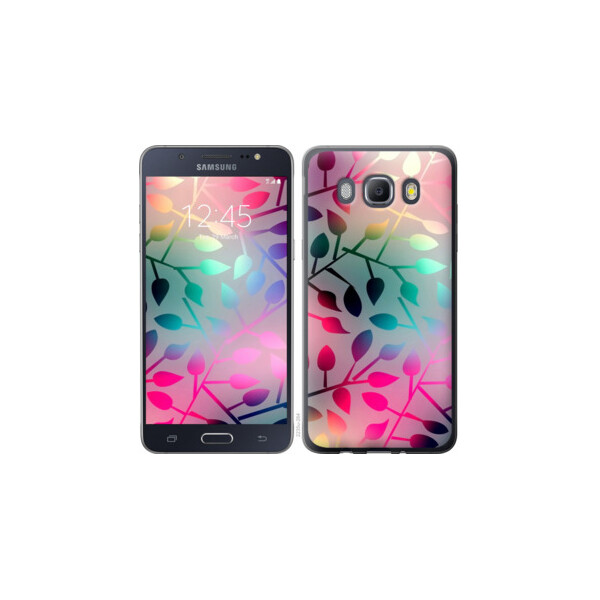 

Чехол на Samsung Galaxy J5 (2016) J510H Листья 2235t-264, 2D пластик