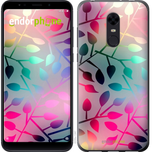 

Чехол на Xiaomi Redmi 5 Plus Листья 2235t-1347