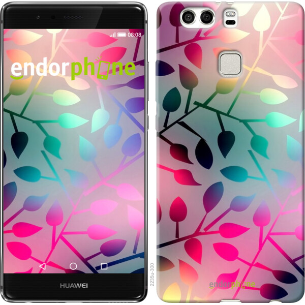 

Чехол на Huawei P9 Plus Листья 2235u-300