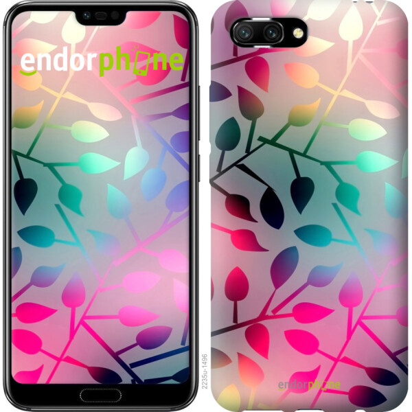 

Чехол на Huawei Honor 10 Листья 2235u-1496, Силикон
