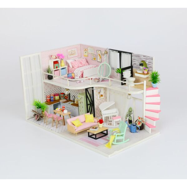 

Румбокс 3D конструктор DIY Cute Room M035 Anna's Pink Melody