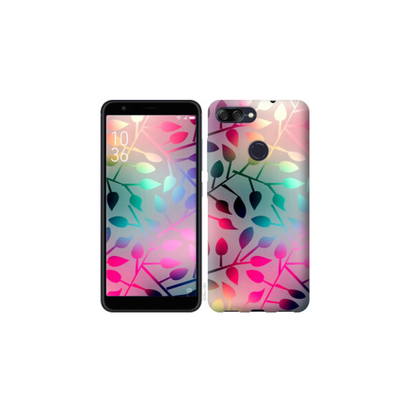 

Чехол на Asus ZenFone Max Plus M1 ZB570TL Листья 2235u-1361, Силикон