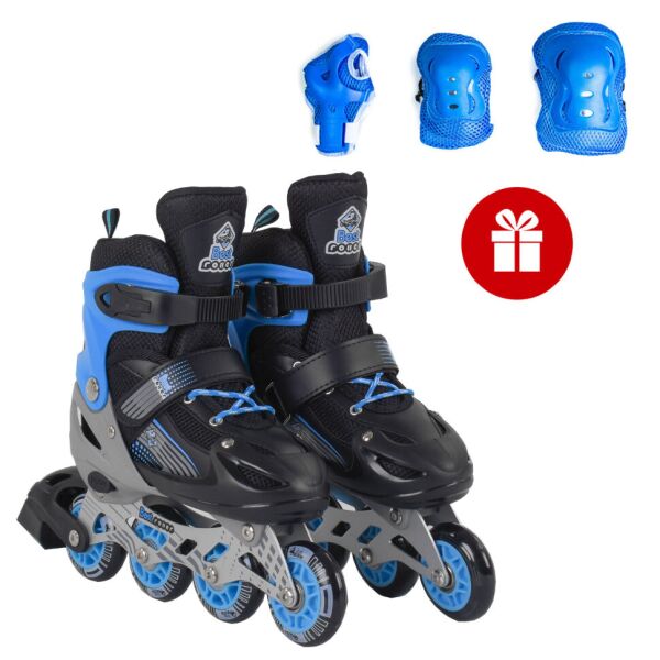 

Ролики Best Rollers A-255-B синие размер 29-33+ Комплект защиты в подарок!