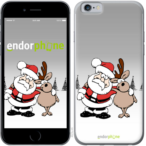 

Чехол на iPhone 6 Новогодний 10 4623u-45, Силикон