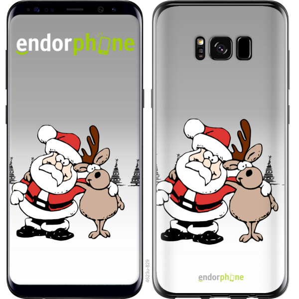 

Чехол на Samsung Galaxy S8 Новогодний 10 4623u-829, Силикон