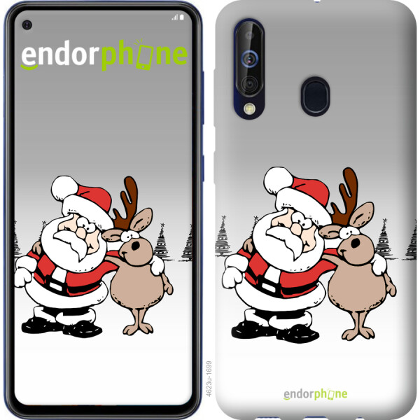 

Чехол на Samsung Galaxy A60 2019 A606F Новогодний 10 4623u-1699, Силикон