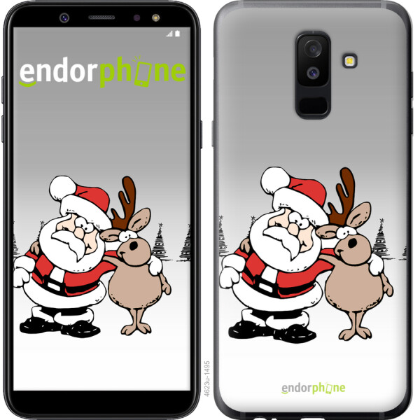 

Чехол на Samsung Galaxy A6 Plus 2018 Новогодний 10 4623u-1495, Силикон