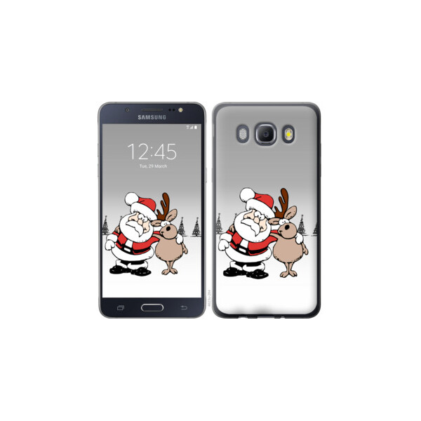 

Чехол на Samsung Galaxy J5 (2016) J510H Новогодний 10 4623m-264, Пластик матовый