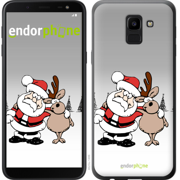 

Чехол на Samsung Galaxy J6 2018 Новогодний 10 4623u-1486, Силикон