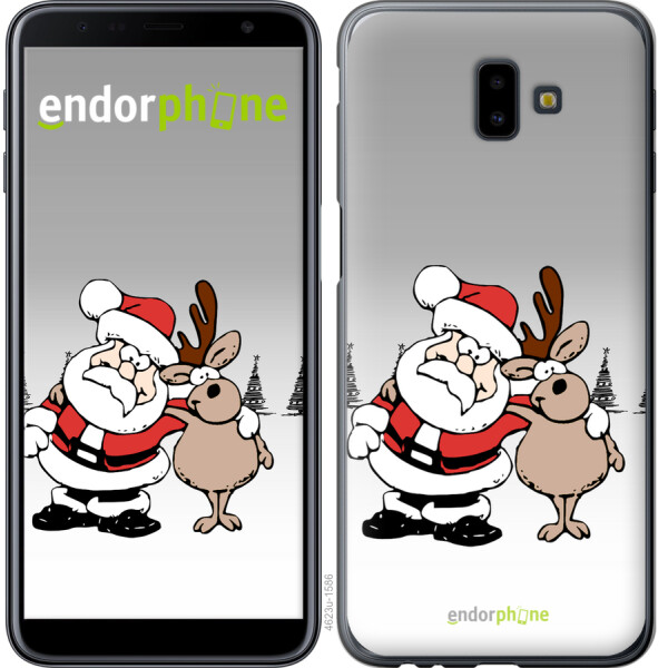 

Чехол на Samsung Galaxy J6 Plus 2018 Новогодний 10 4623u-1586, Силикон