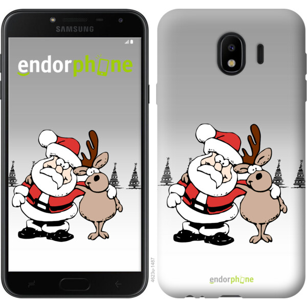 

Чехол на Samsung Galaxy J4 2018 Новогодний 10 4623u-1487