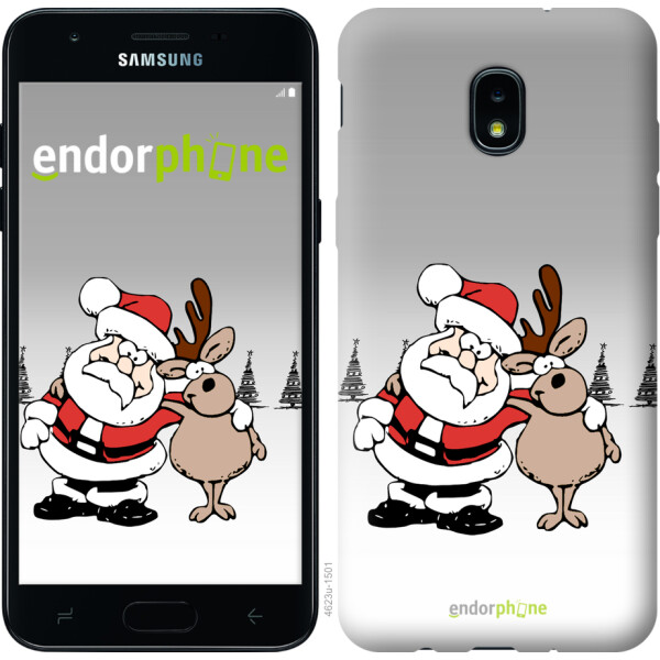 

Чехол на Samsung Galaxy J3 2018 Новогодний 10 4623u-1501, Силикон
