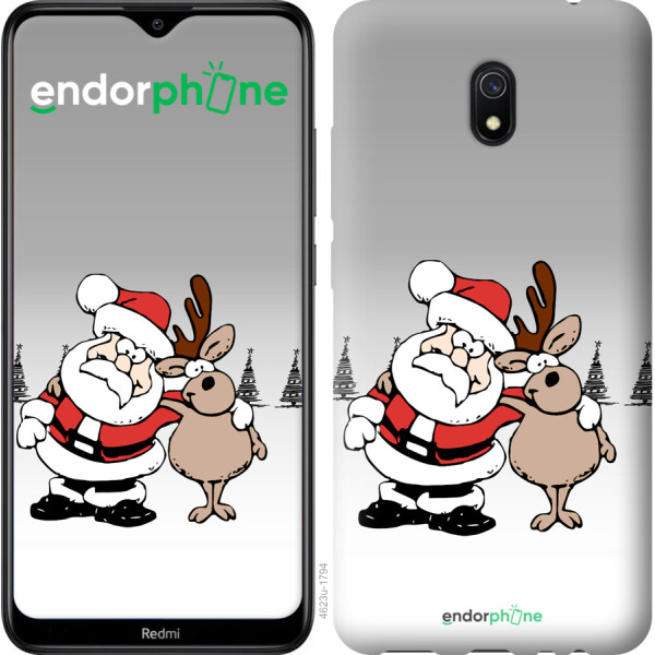 

Чехол на Xiaomi Redmi 8A Новогодний 10 4623u-1794, Силикон