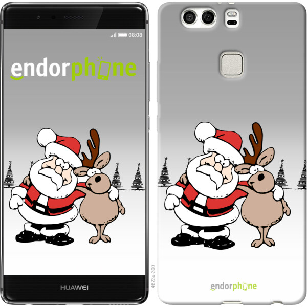 

Чехол на Huawei P9 Plus Новогодний 10 4623u-300