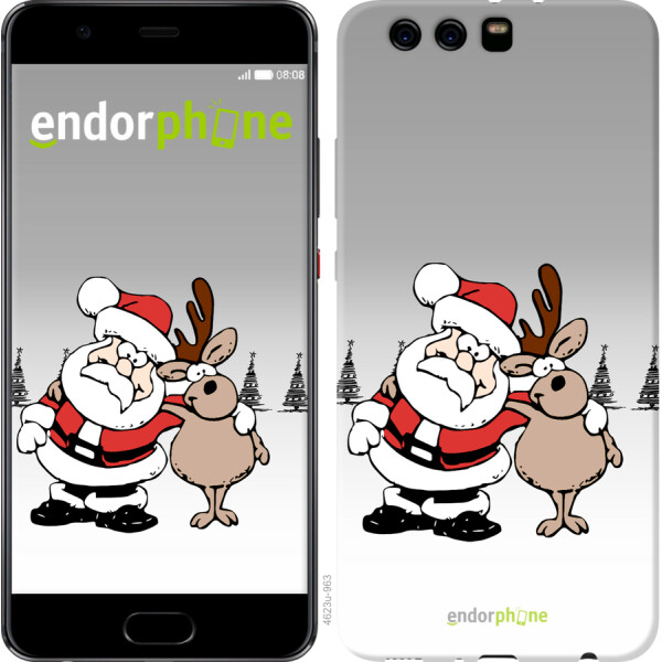 

Чехол на Huawei P10 Plus Новогодний 10 4623t-963, 2D пластик
