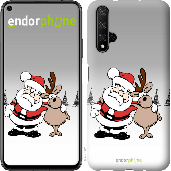 

Чехол на Huawei Honor 20 Новогодний 10 4623u-1697, Силикон