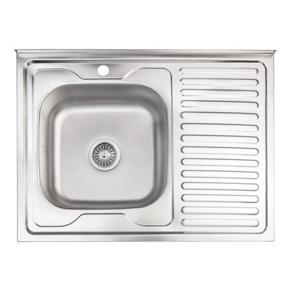

Кухонная мойка Lidz 6080-L Decor 0,6 мм (LIDZ6080DEC06) SD00040380