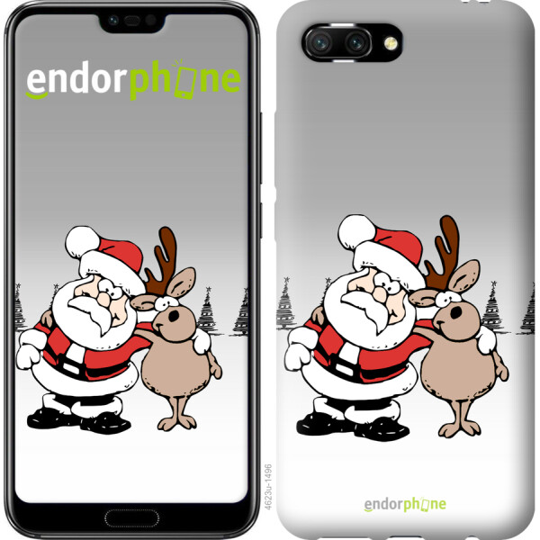 

Чехол на Huawei Honor 10 Новогодний 10 4623u-1496, Силикон