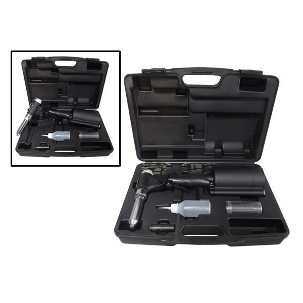 

Заклепочник пневматический с поворотной головой 360° Profi, Taiwan (заклепки 3.2-6.8мм), в кейсе ROCKFORCE RF-SHAR100