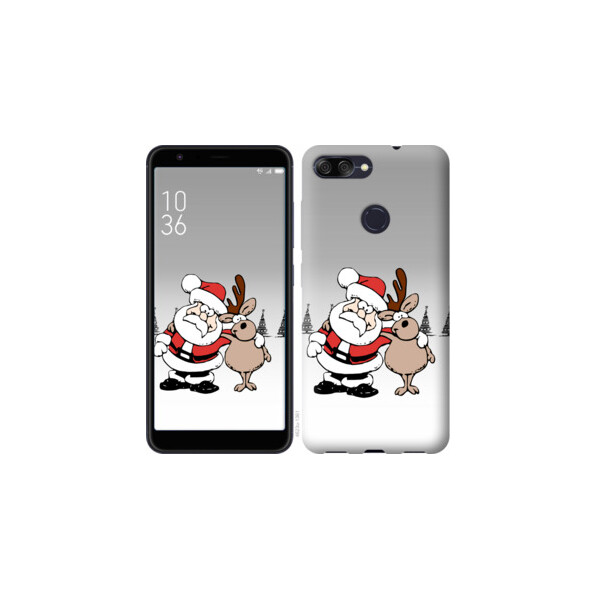 

Чехол на Asus ZenFone Max Plus M1 ZB570TL Новогодний 10 4623u-1361, Силикон