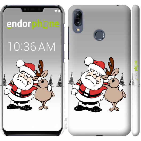 

Чехол на Asus Zenfone Max M2 ZB633KL Новогодний 10 4623m-1629, Пластик матовый