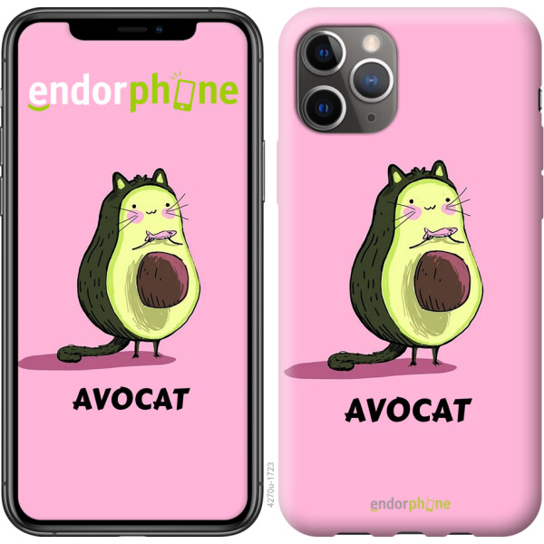 

Чехол на iPhone 11 Pro Max Avocat 4270m-1723, Пластик матовый
