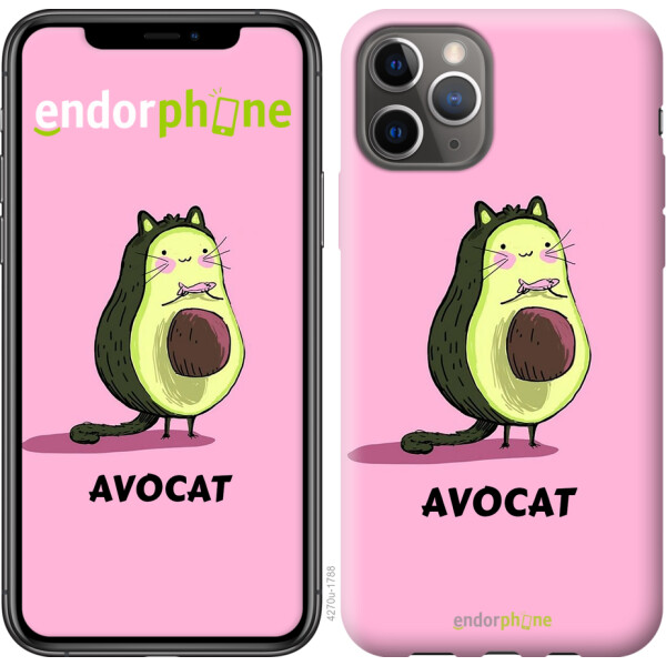 

Чехол на iPhone 11 Pro Avocat 4270c-1788, Пластик глянцевый