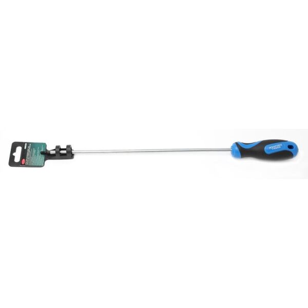 

Отвертка TORX с отверстием Т27Hх300мм, на пластиковом держателе ROCKFORCE RF-71630027