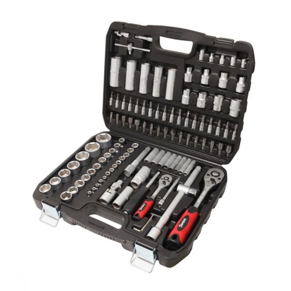 

Набор инструментов 108 предметов 1/2'', 1/4'' (6гр.) WMC TOOLS 41082-5