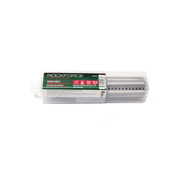 

Сверло по металлу 11мм HSS(5шт), в пластиковом футляре ROCKFORCE RF-DSP110