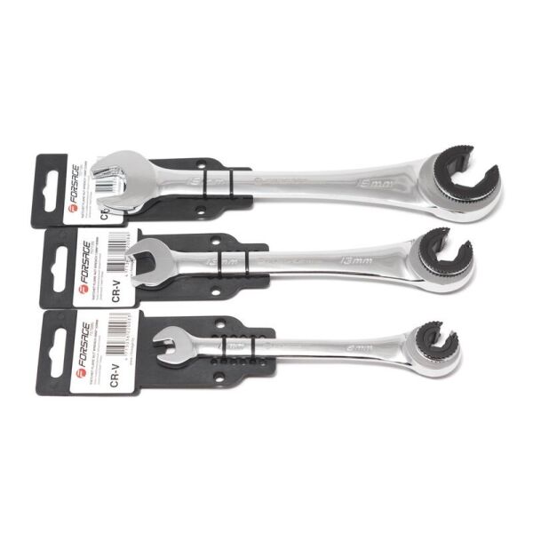 

Ключ комбинированный трещоточный разрезной 9мм Forsage F-75709N