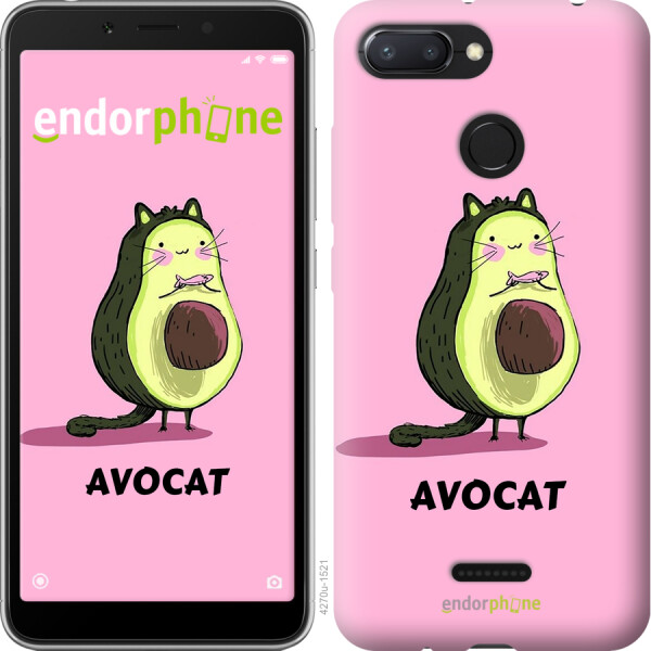 

Чехол на Xiaomi Redmi 6 Avocat 4270u-1521, Силикон