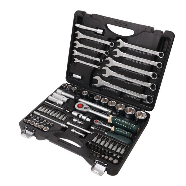 

Набор инструментов 82 предмета, сорв. гр., 1/4'', 1/2'' (8 - 32мм) ROCKFORCE RF-4821-7