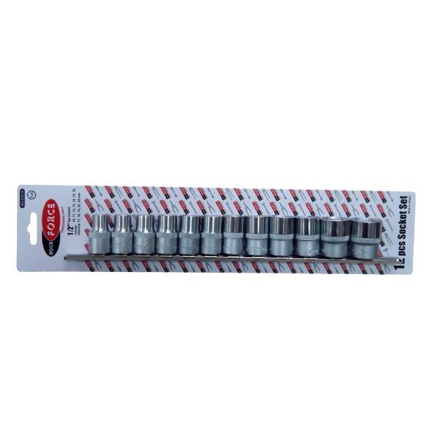 

Набор головок 12 предметов 1/2 12гр.(10-19,22,24мм), на планке ROCKFORCE RF-4121-9
