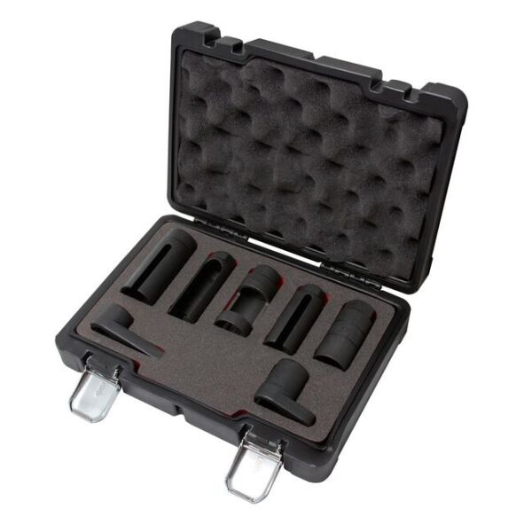 

Набор головок для форсунок и датчиков 7 предметов (22, 27, 29мм), в кейсе Premium Forsage F-907G2D