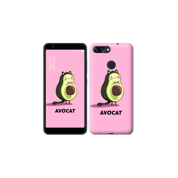 

Чехол на Asus ZenFone Max Plus M1 ZB570TL Avocat 4270u-1361, Силикон